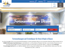 Tablet Screenshot of buesumer-fewo.de